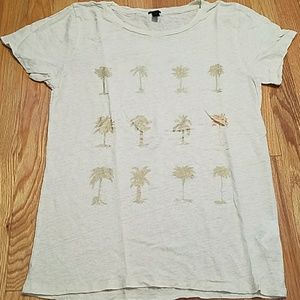 J Crew linen tee